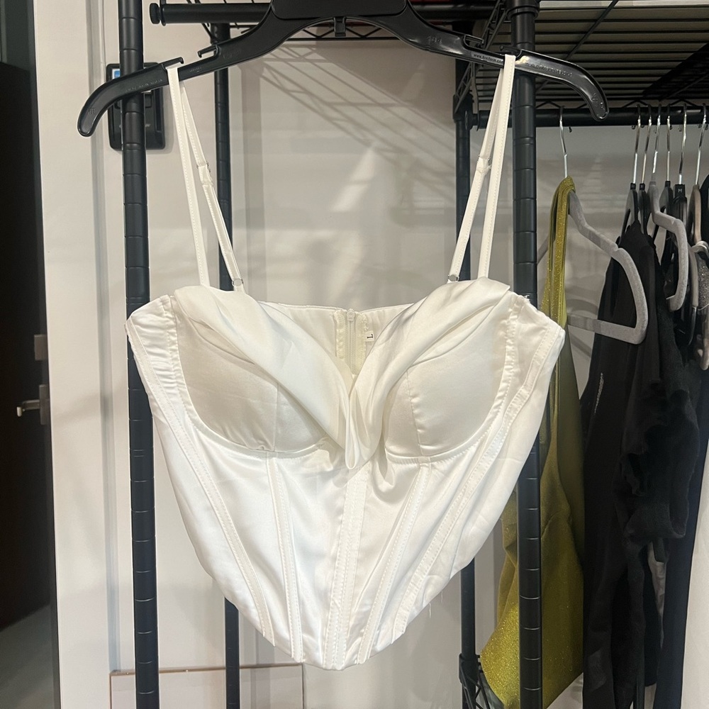 White Corset top.